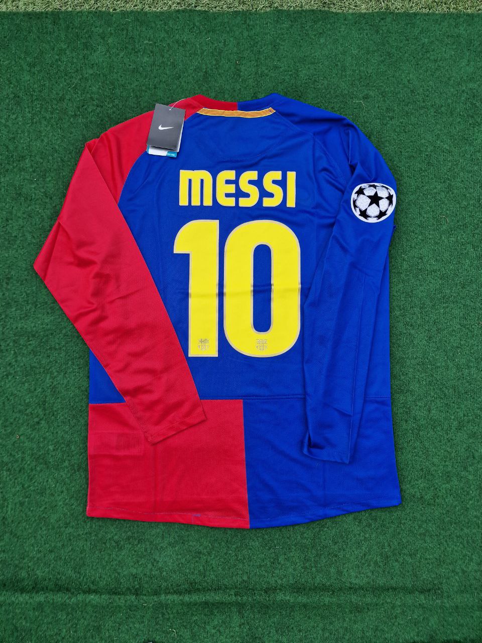 Barcelona 2009 Home Messi 10 Size M newest Retro Jersey Champions League Final Roma