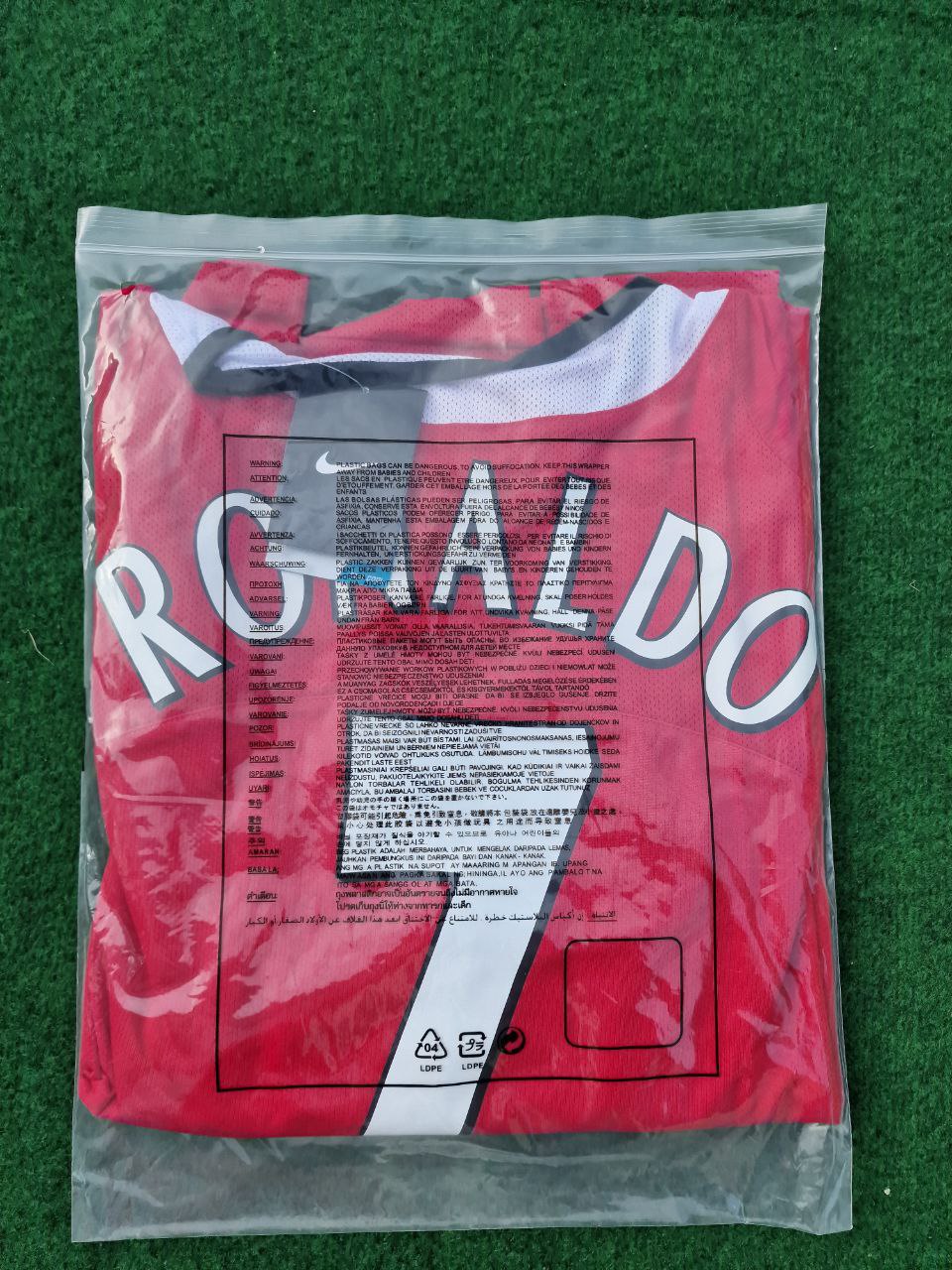 Cristiano Ronaldo Manchester United 2005 EPL Patch Retro Kit Trikot Trikot Maillot Fußballshirt