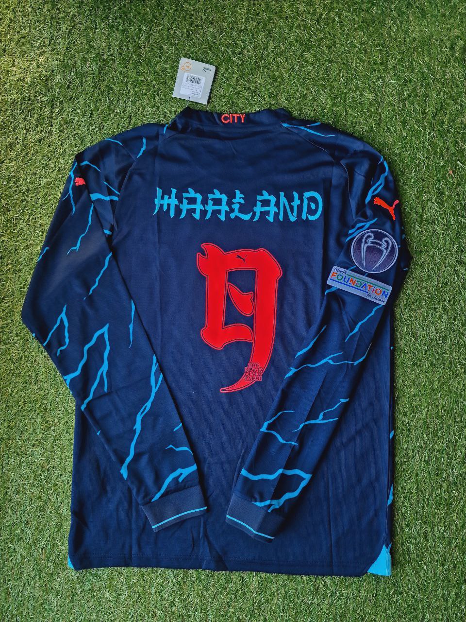 Erling Haaland Manchester City Special Font Jersey