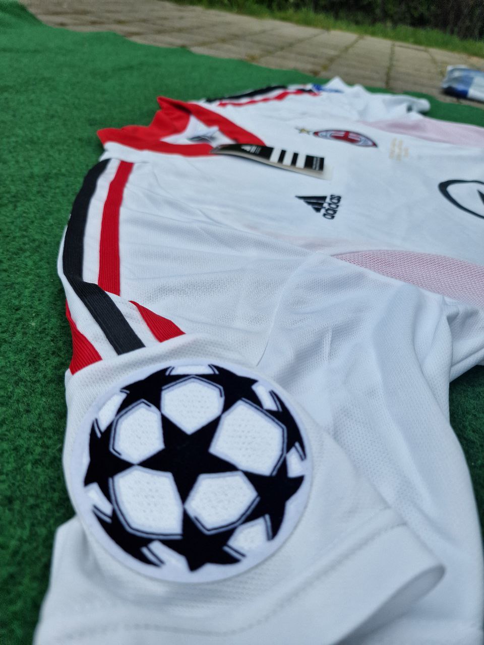 Paolo Maldini AC Milan 2003 Champions League Final Old Trafford White Retro Jersey Maglia Maillot