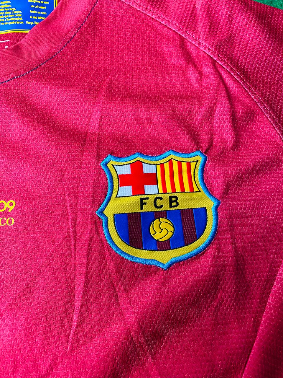 Samuel Eto'o #9 Barcelona 2009 Champions League Final Kids Retro Jersey