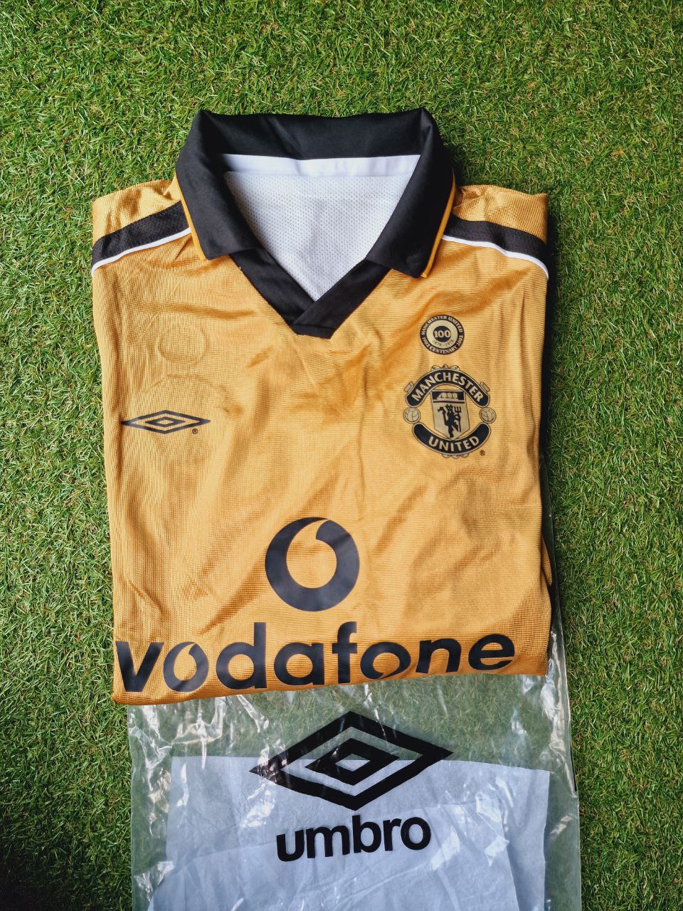 David Beckham #7 Manchester United 01/02 Reversible Away Shirt Retro Jersey Maillot Trikot Maglia Soccer Shirt