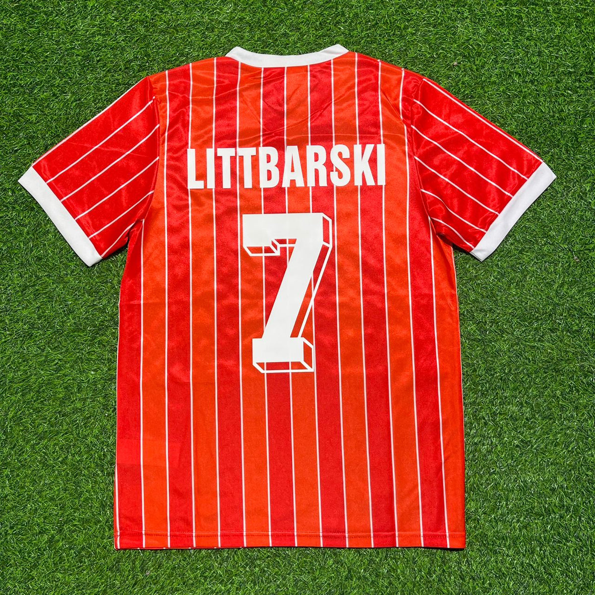 Pierre Littbarski 1. FC Köln 1985/86 Saison Auswärtstrikot Retro