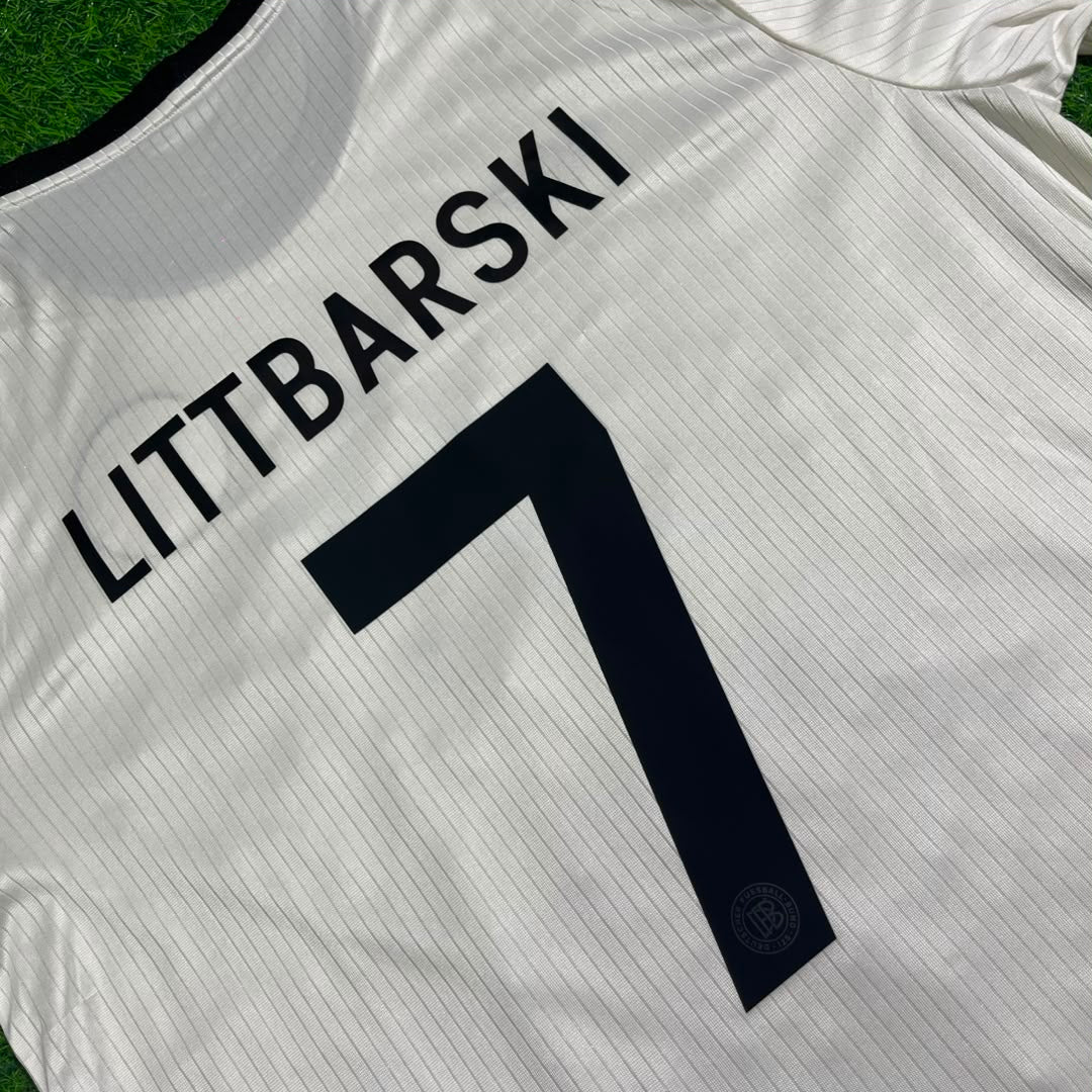 Pierre Littbarski Deutschland 125 Jahre Special White Fußballtrikot