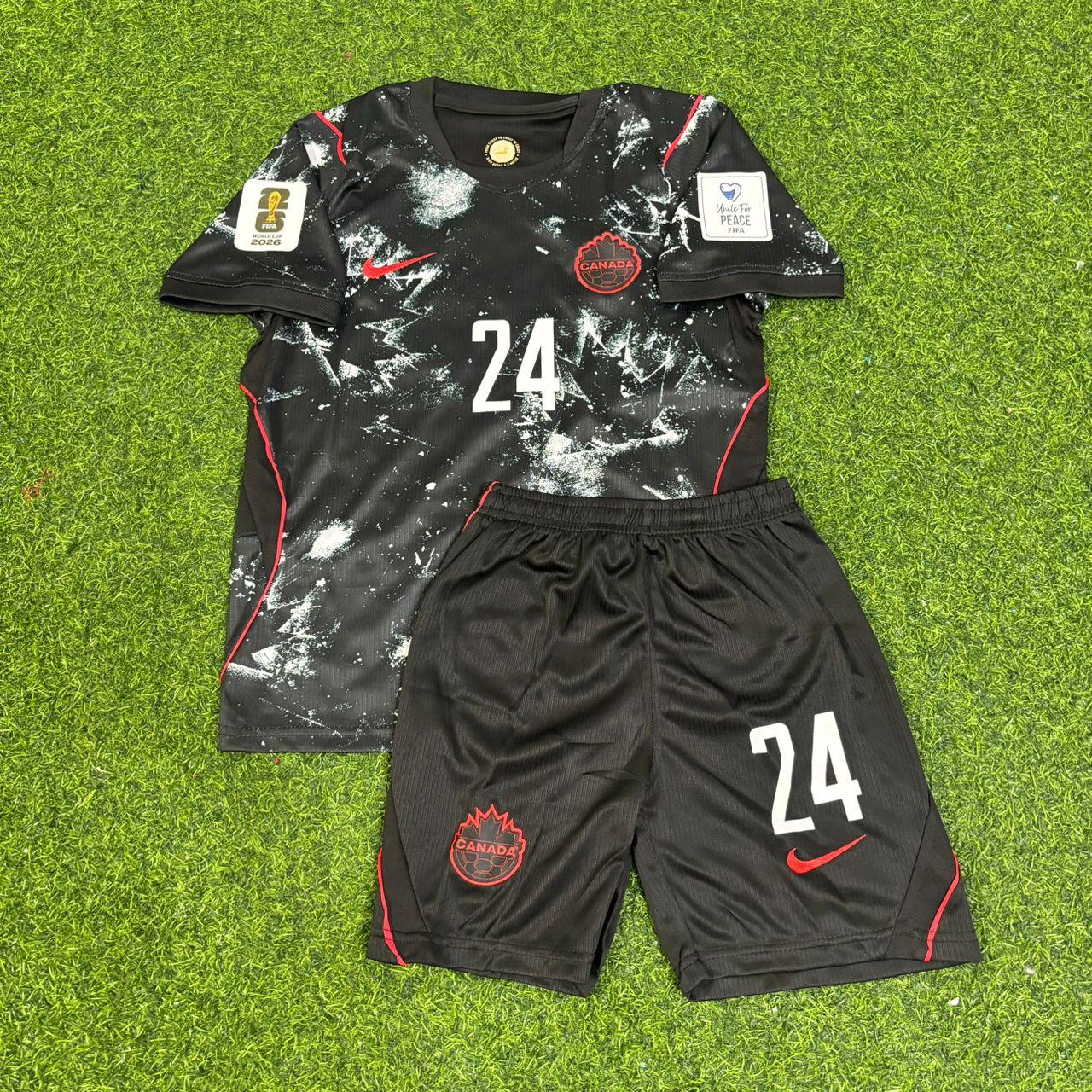 Promise David Kanada 2026 WM Heim Rotes Fußballtrikot