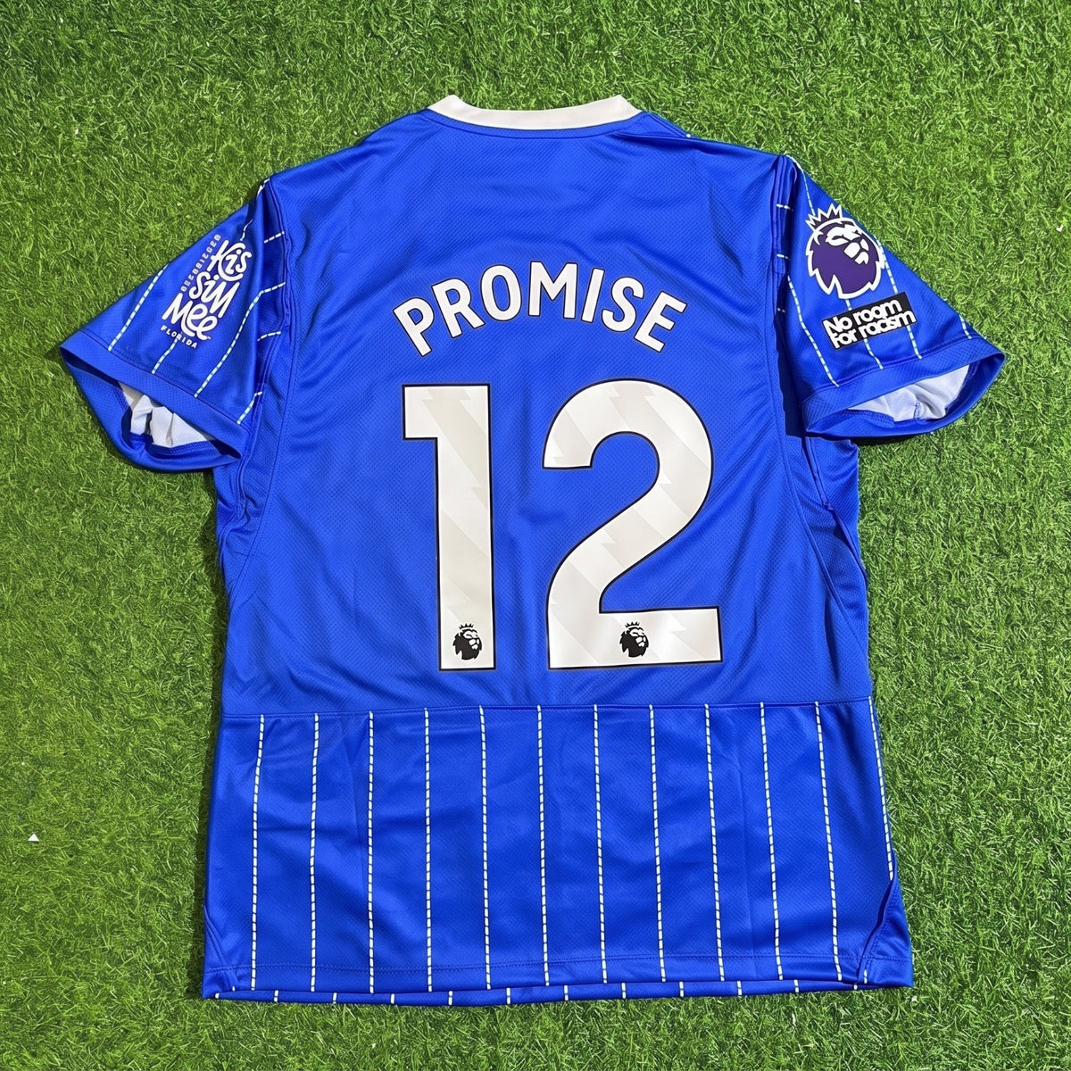 Promise David #12 Brighton 2026/2027 New Season Home Blue Football Jersey