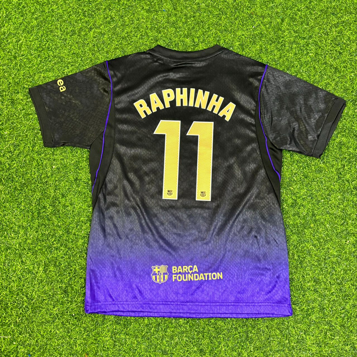 Raphinha #11 Barcelona 2027 New Season Away Kids Jersey Trikot Maillot Soccer Shirt