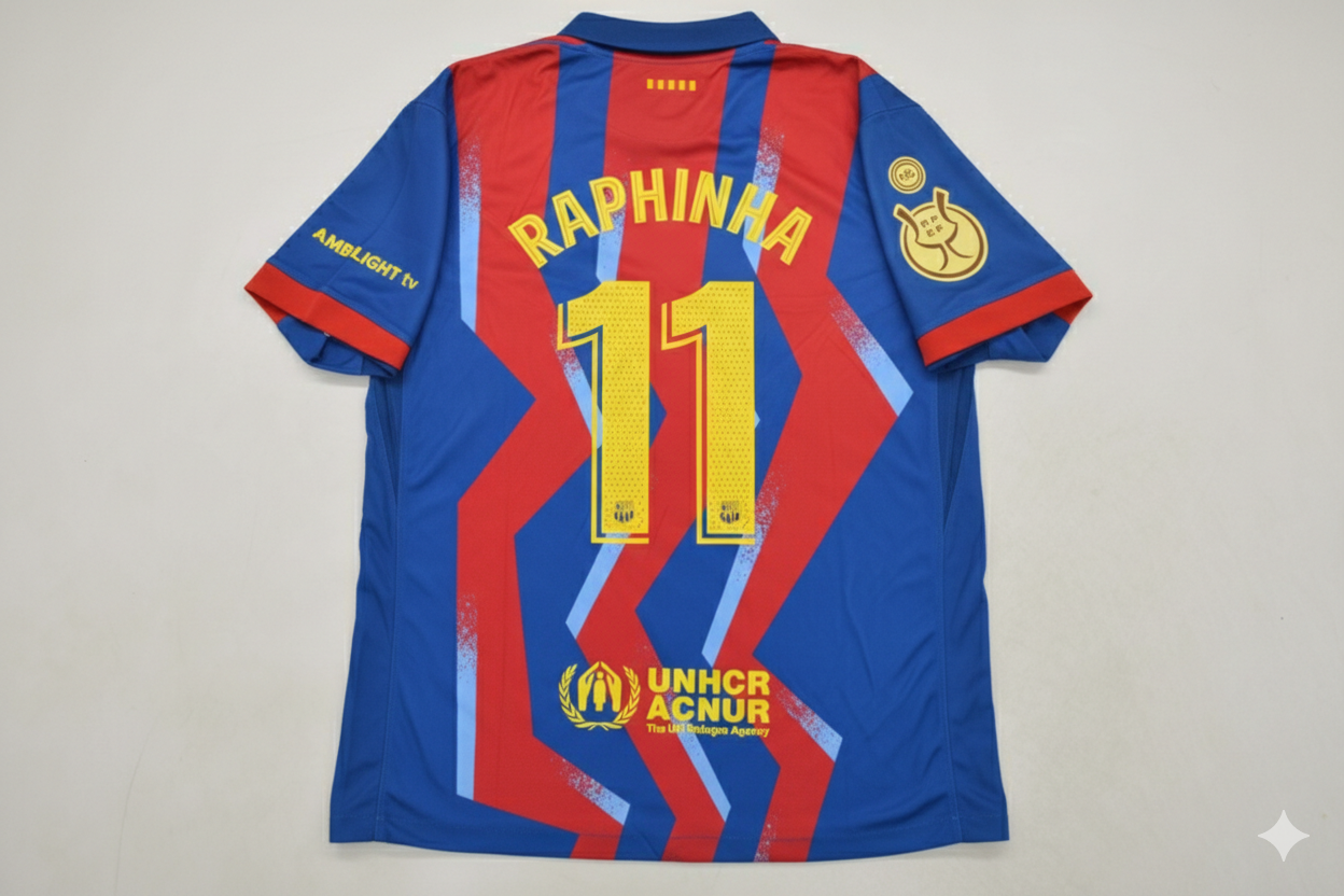 Raphinha 11- Barcelona Supercopa de España 2026 Jersey Trikot Maillot