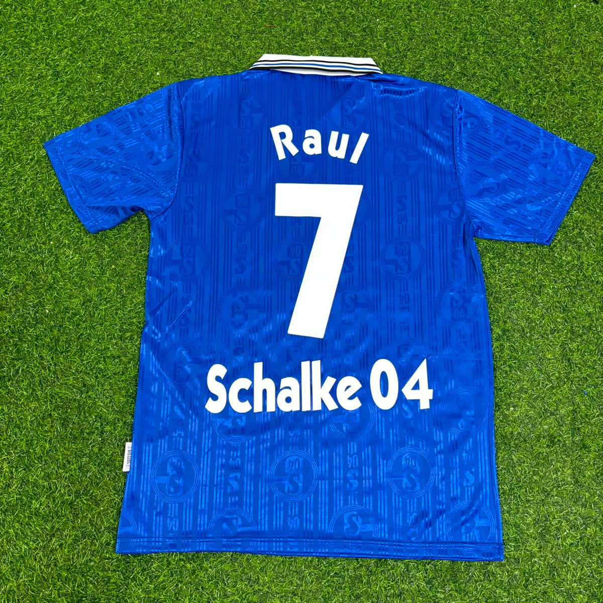 Raul Gonzalez Schalke 04 Heim Retro Fußballtrikot