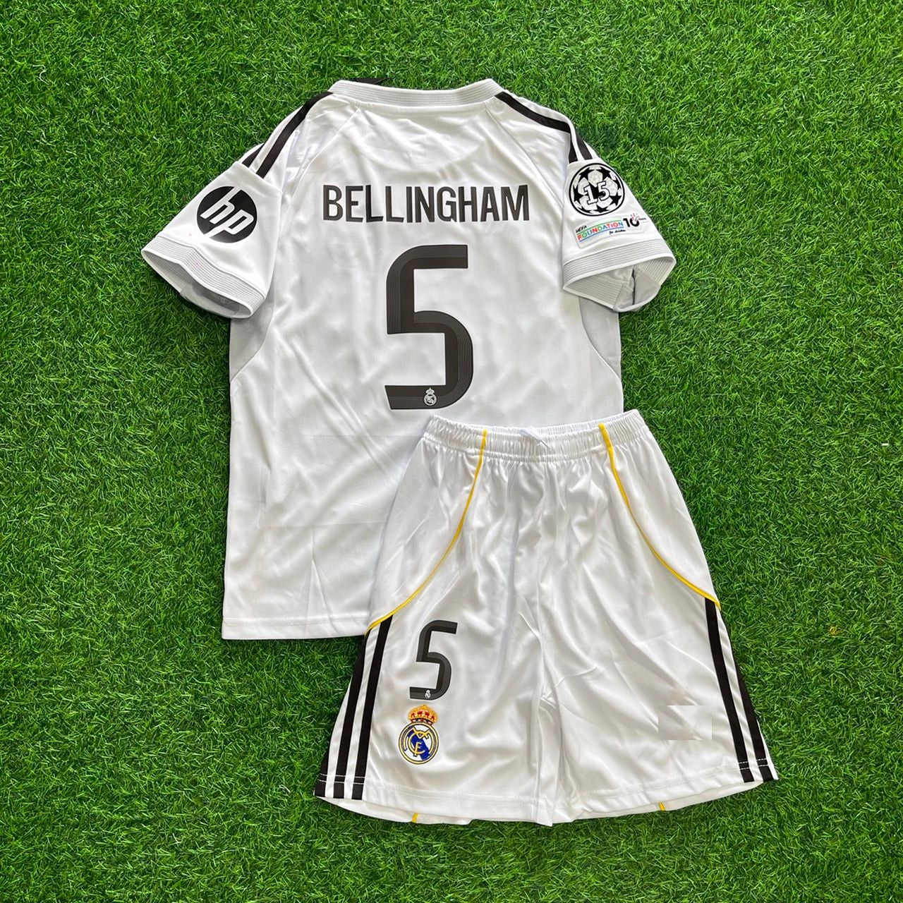 Jude Bellingham Real Madrid Kids Home New Season 2026 Jersey Soccer Shirt