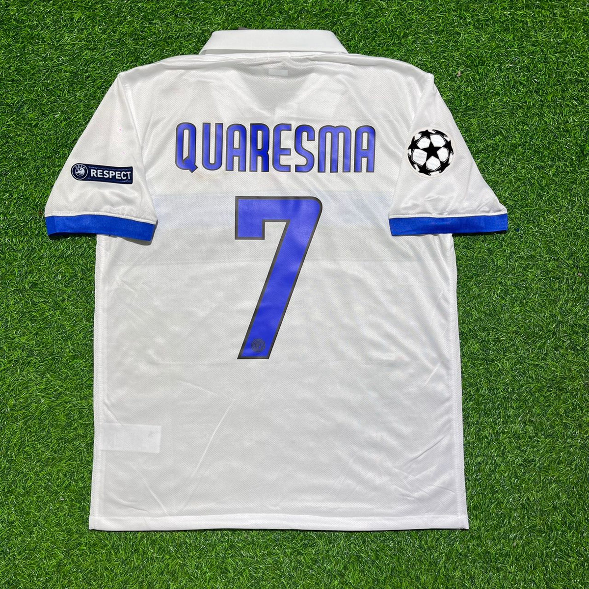 Ricardo Quaresma Inter 2009/2010 White Retro Football Jersey