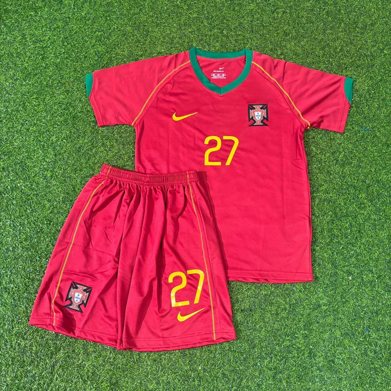 Ricardo Quaresma #27 Portugal 2006 Kinder Trikot Fußballtrikot