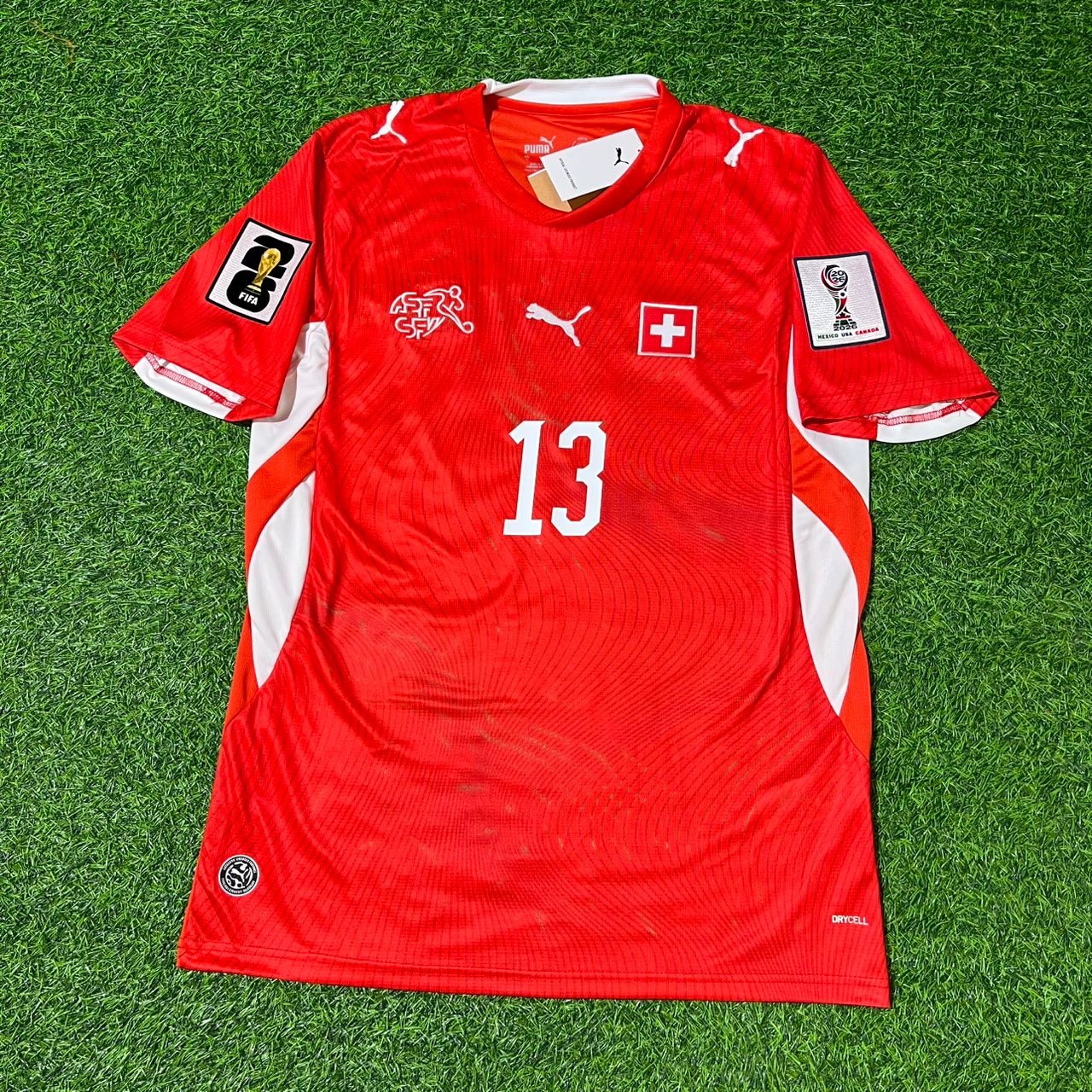 Ricardo Rodriguez 13- Switzerland 2026 World Cup Kit Jersey Trikot Maillot