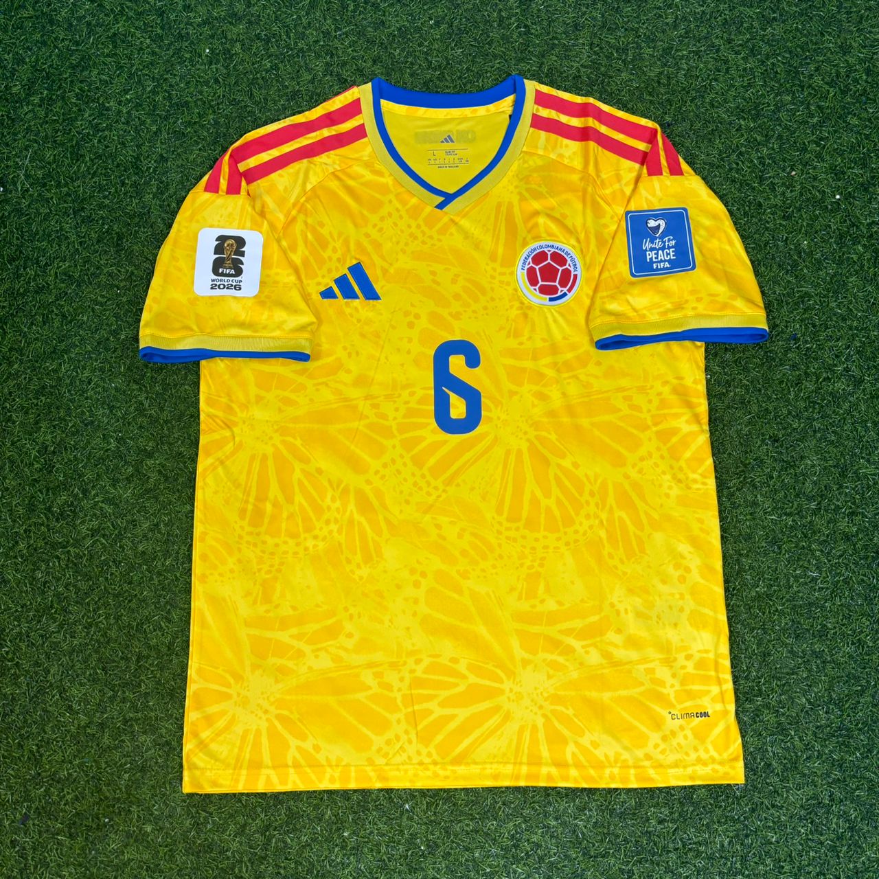 Maillot de football Richard Rios n°6 - Colombie Coupe du Monde 2026