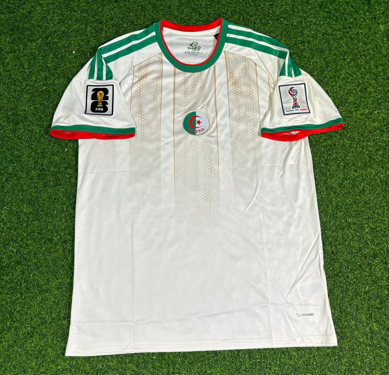 Fares Chaibi Algeria 2026 World Cup White Football Jersey