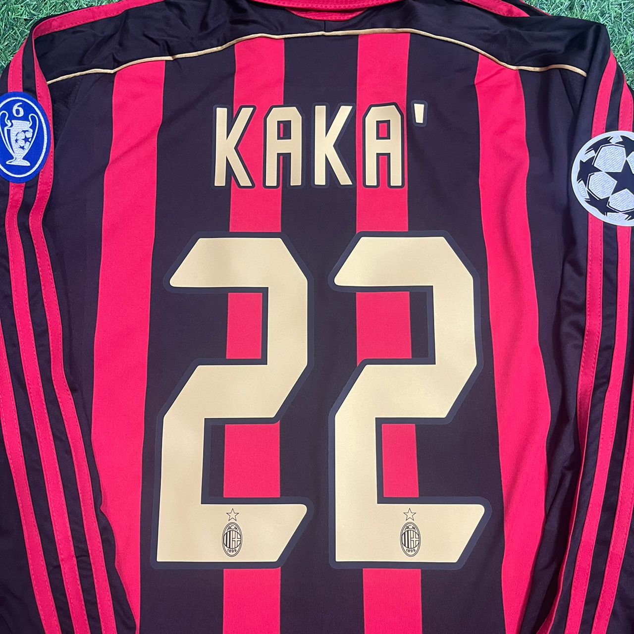Kaká Leite AC Milan 2006 2007 Red Black Retro Jersey