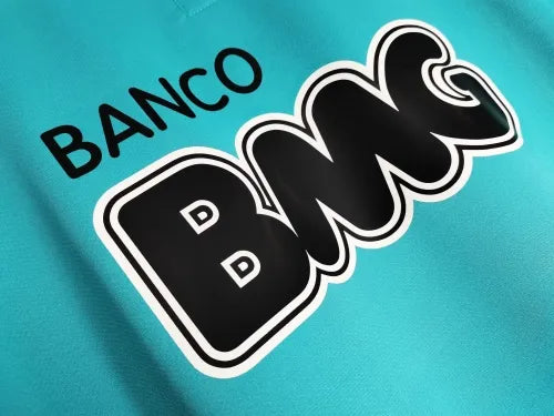 Neymar JR Santos FC 2011 2012 Retro Blue Green Turquoise Jersey Trikot