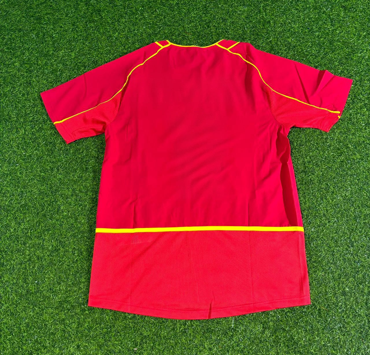 Portugal 2002 Retro Home Red Football Jersey