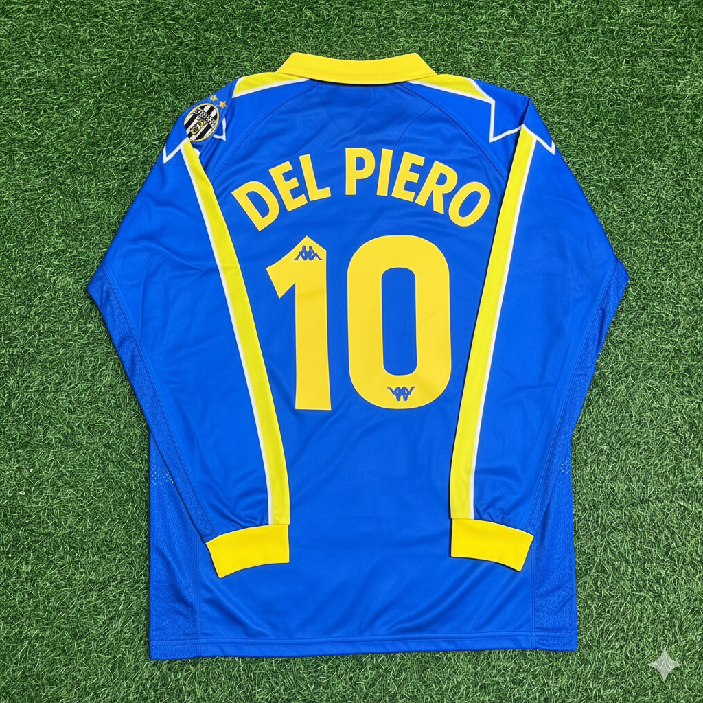 Alessandro Del Piero Juventus 1997–1998 Long Sleeve Retro Football Jersey Kit