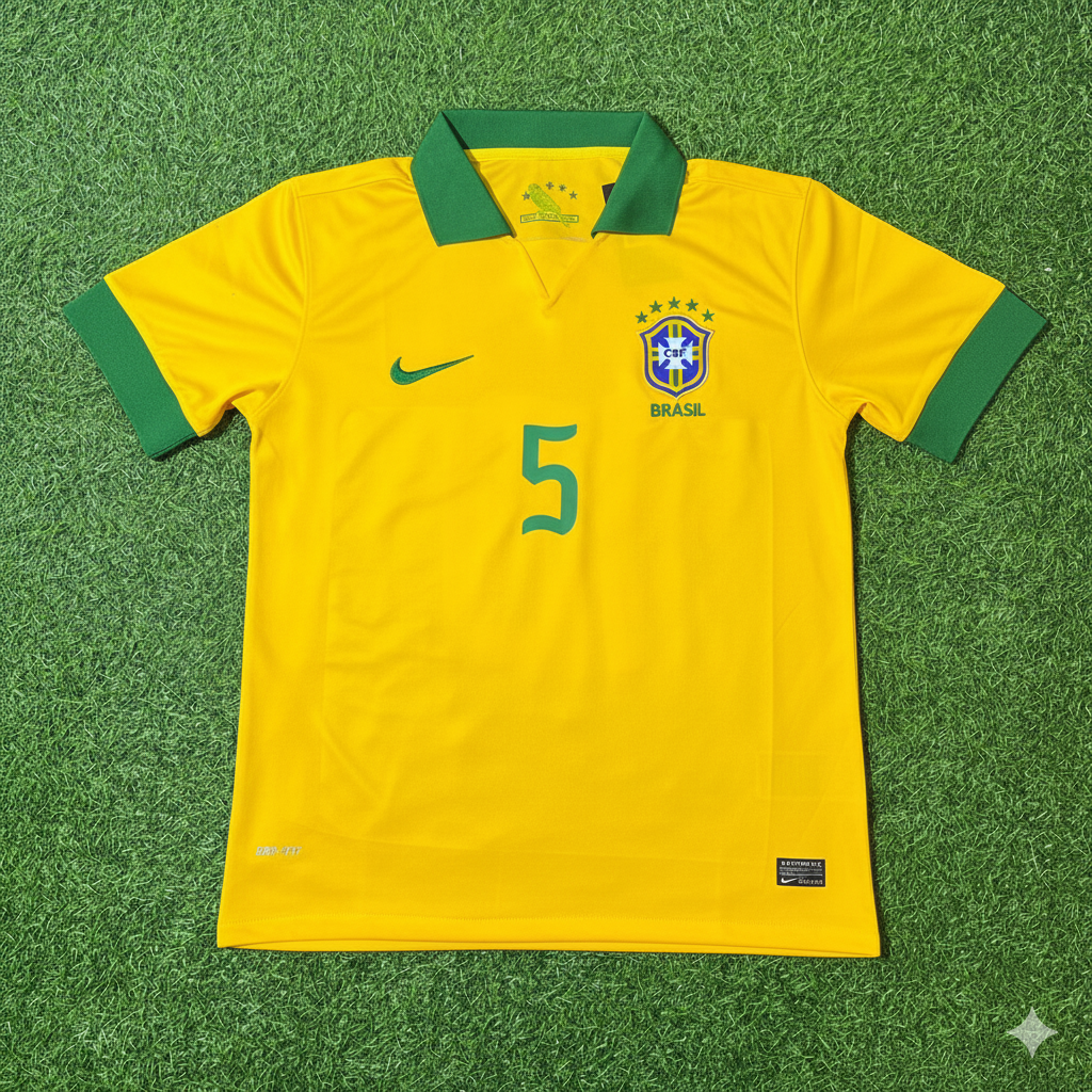 Casemiro Brazil Retro Football Jersey Kit