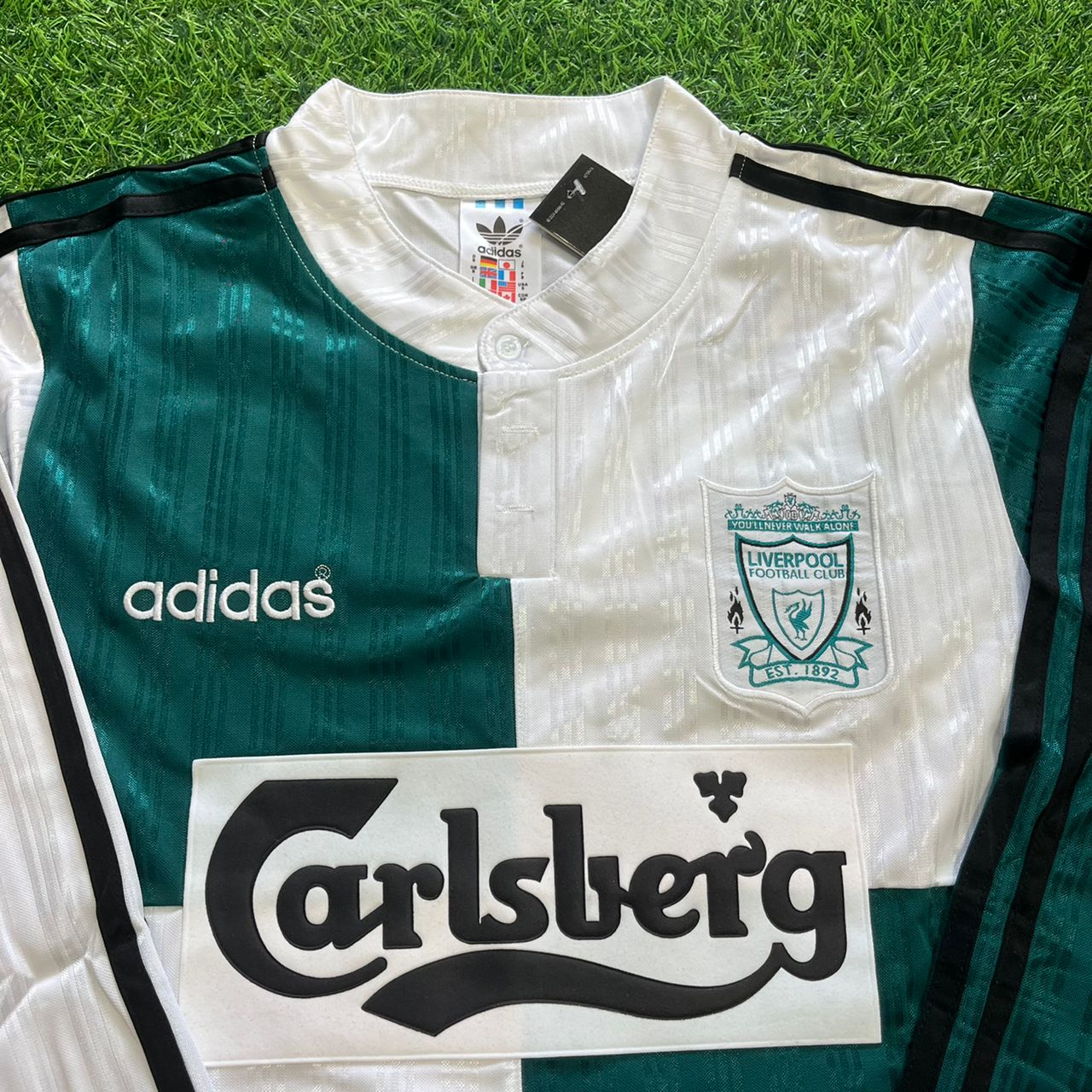 Robbie Fowler Liverpool 1995–1996 Away Retro Football Jersey Kit