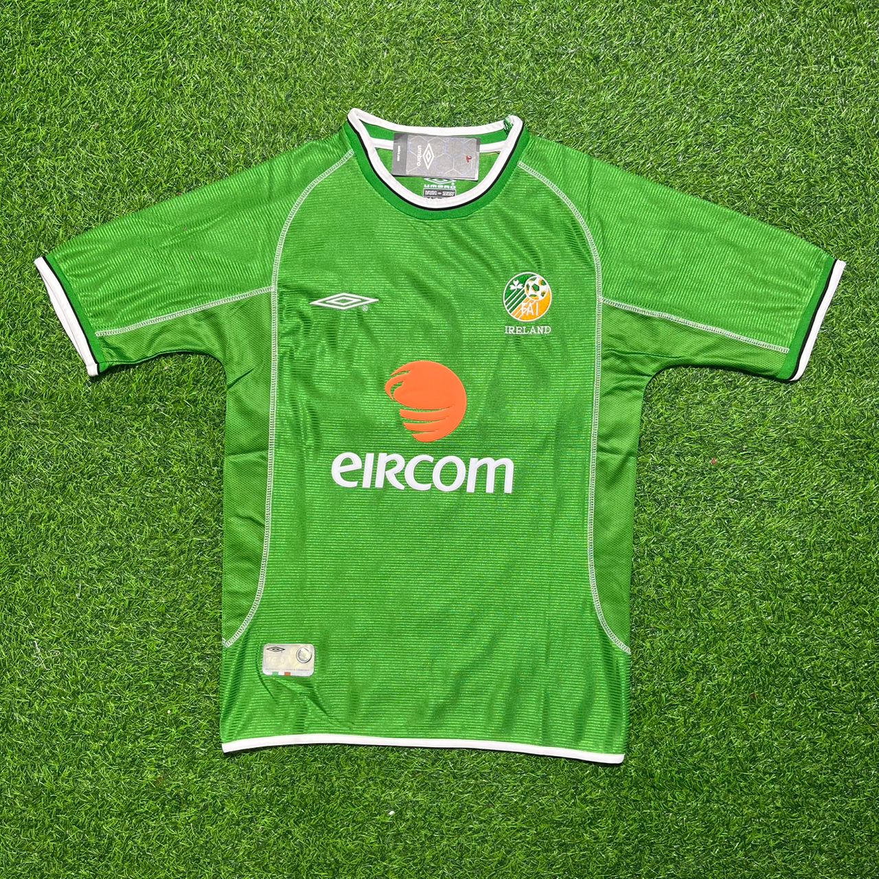 Andy Townsend Ireland Retro Green Football Jersey