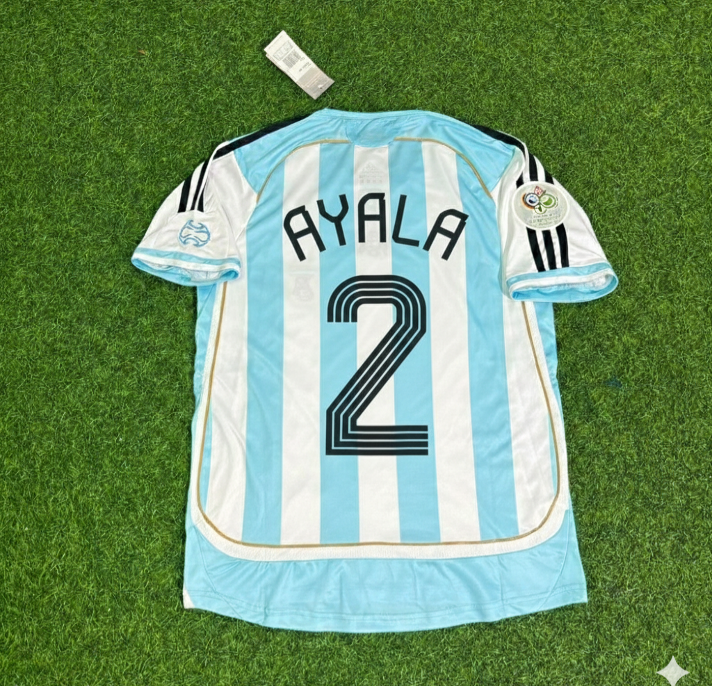 Roberto Ayala Argentine 2006 Coupe du Monde Rétro Maillot de Football Maillot Trikot