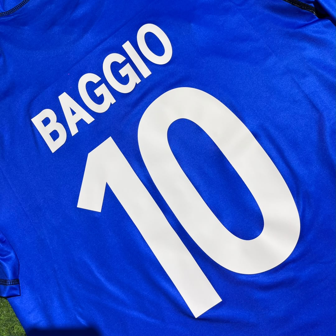 Roberto Baggio Brescia 2003/2004 Retro Blue Football Jersey