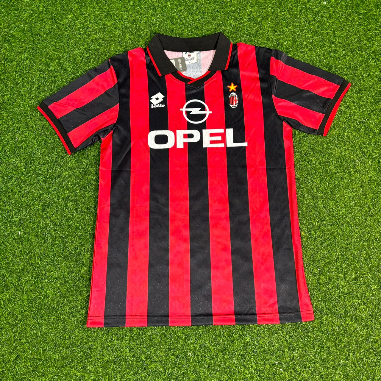 Roberto Baggio AC Milan 1995-1997 Home Retro Football Jersey