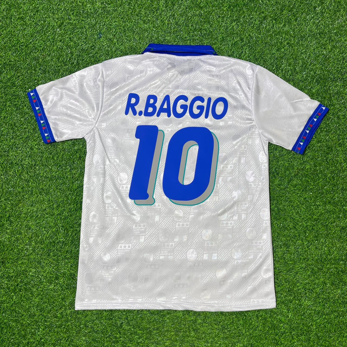 Roberto Baggio Italië WK 1994 Wit Retro Voetbalshirt Tenue