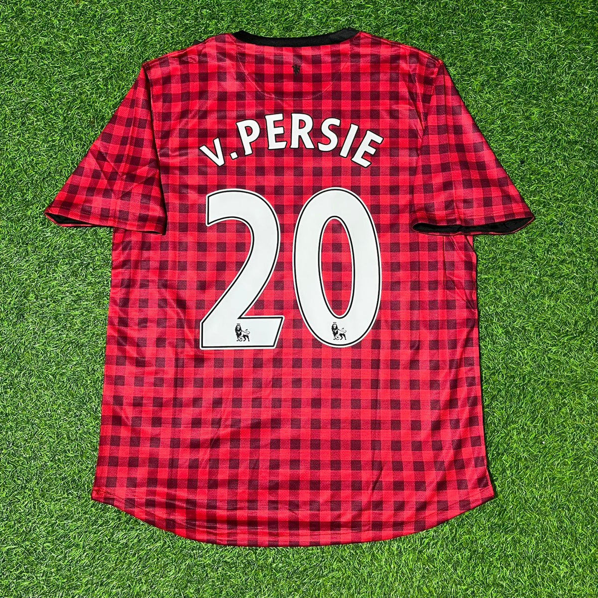 Robin van Persie Manchester United 2012 2013 Season Red Retro Jersey Maillot Trikot