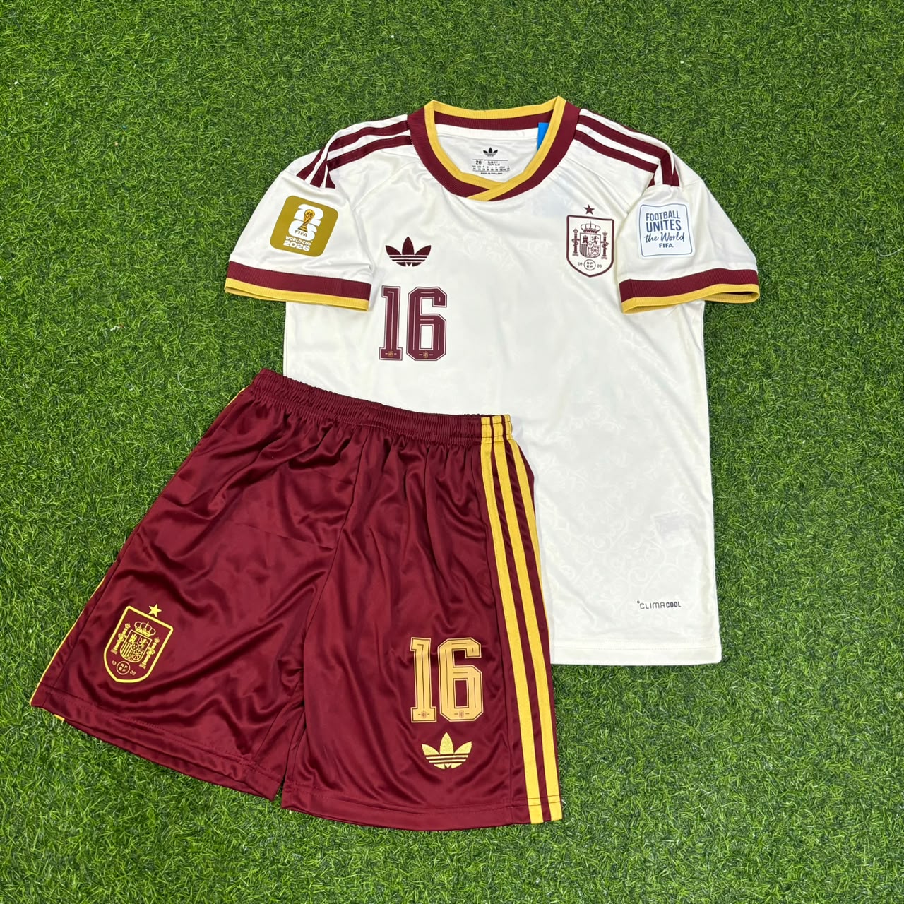 Rodri Spain 2026 World Cup Kids Football Jersey