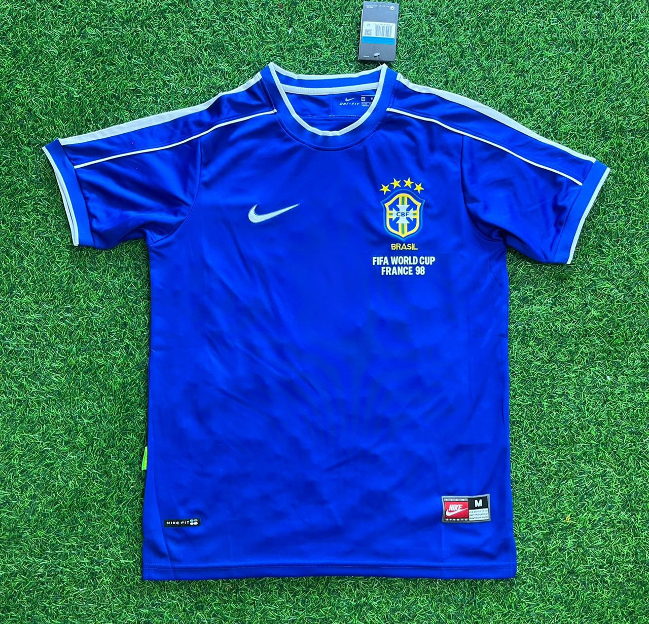Cafu Brazil 1998 World Cup Retro Jersey Trikot
