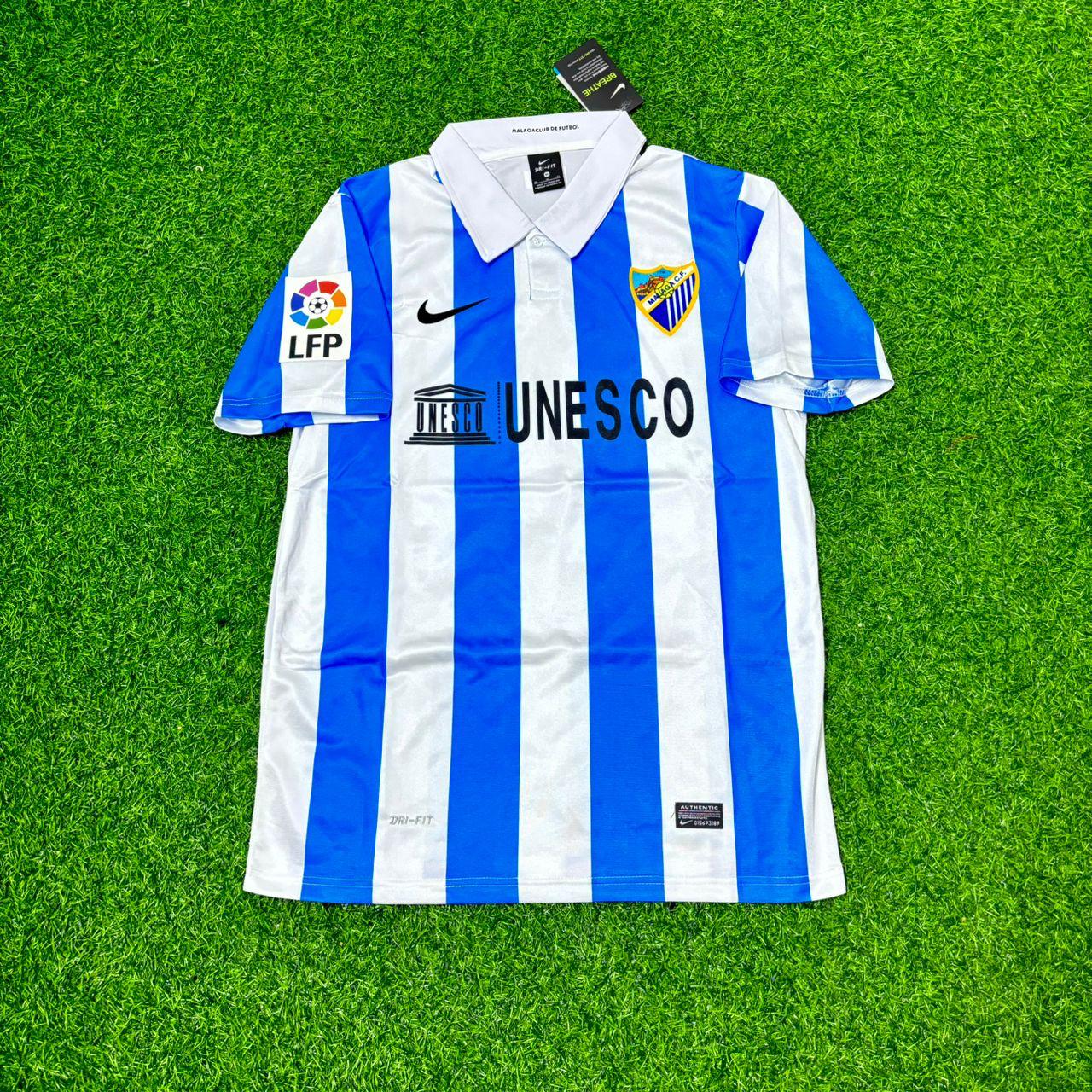 Roque Santa Cruz Málaga CF 2012/13 Retro-Heim-Fußballtrikot-Set