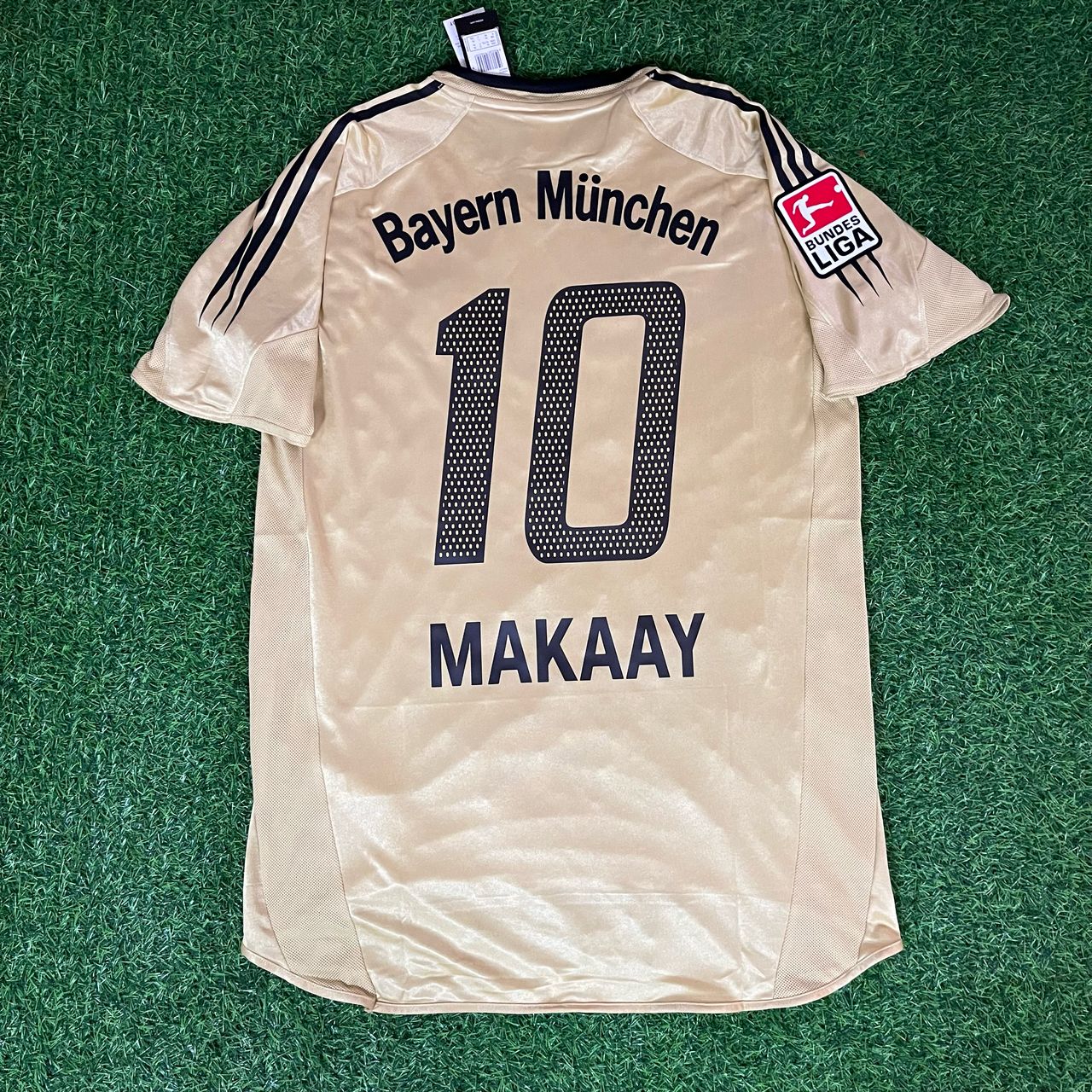 Roy Makaay Bayern Munich Retro Golden 2004/05 Trikot Jersey Maillot Soccer Shirt