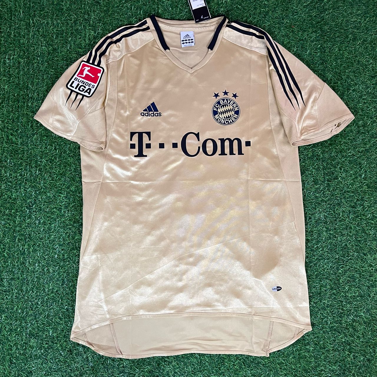 Michael Ballack München 2004/05 Retro Golden Fußballtrikot Set