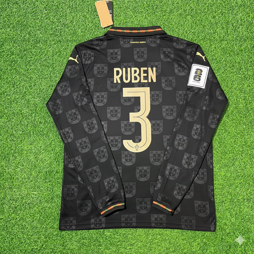 Ruben Dias Portugal 2026 World Cup Home Long Sleeve Jersey Trikot Maillot