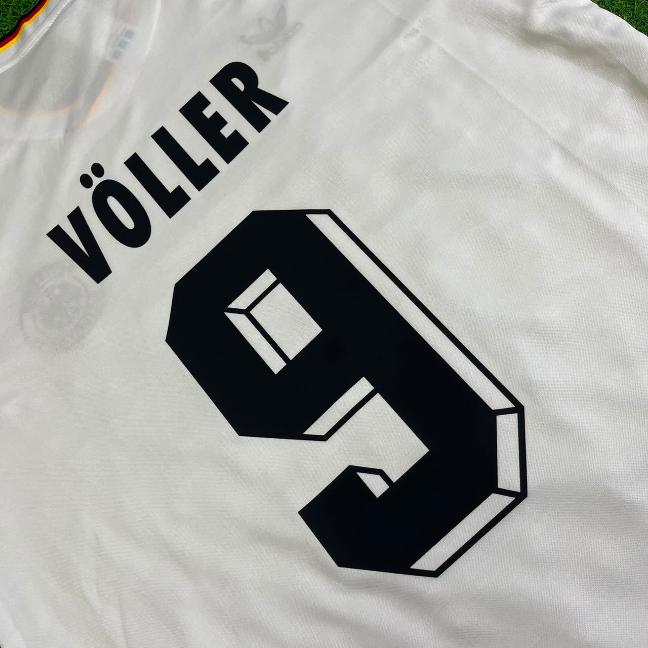 Rudi Völler #9 Deutschland 1986 Weltmeisterschaft Retro Trikot Weiß