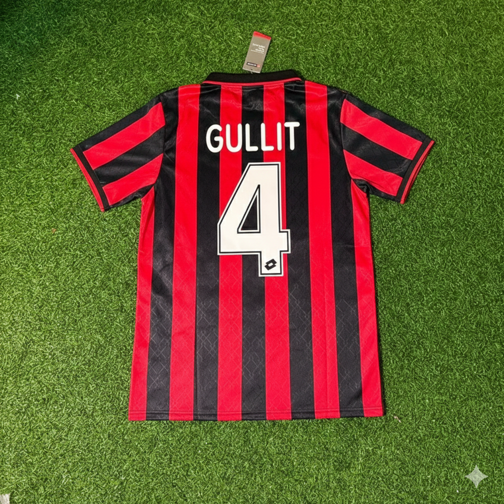 Maillot rétro de football Ruud Gullit AC Milan 1994/1995