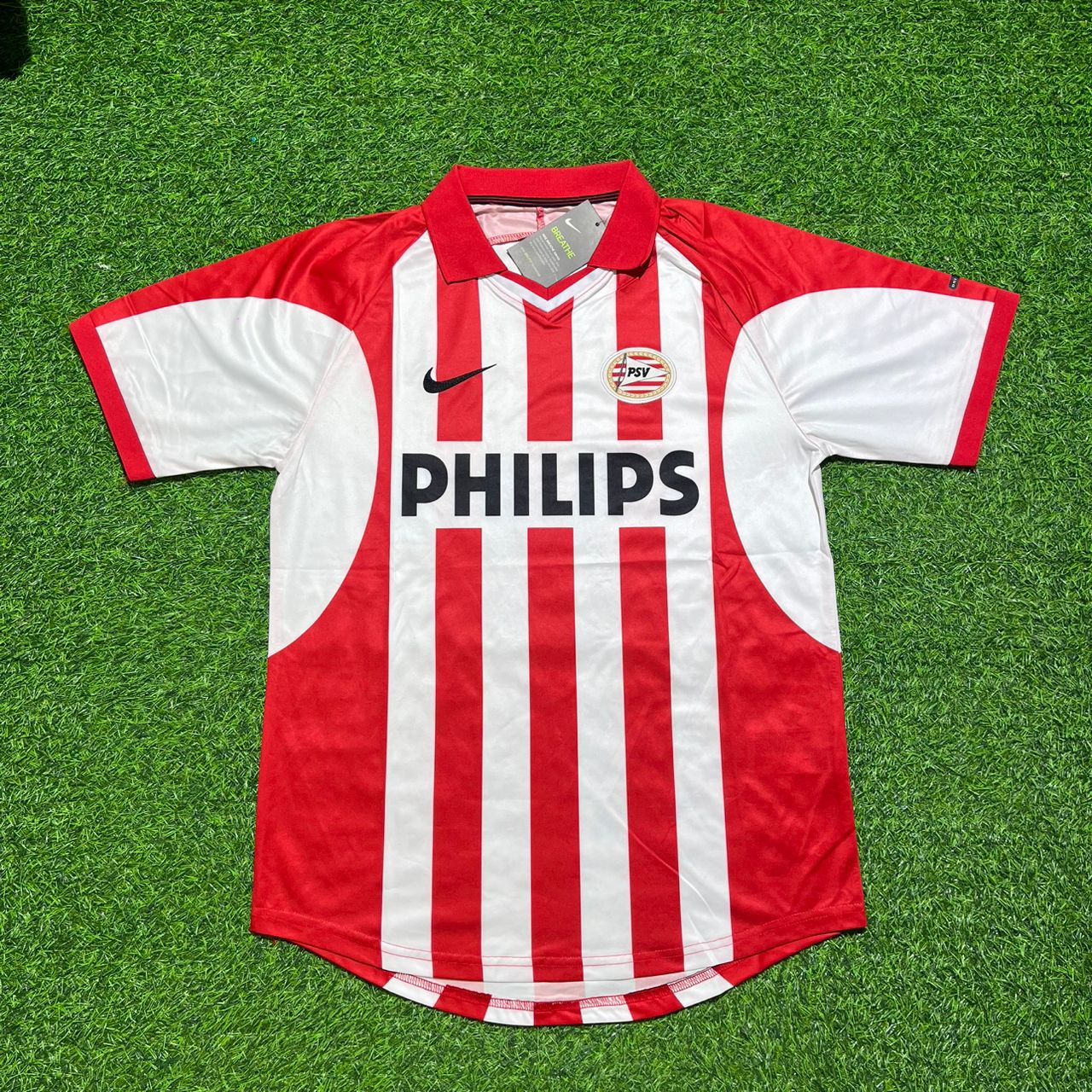 Ruud van Nistelrooy #8 PSV Eindhoven 2000 2002 Home Retro Football Jersey