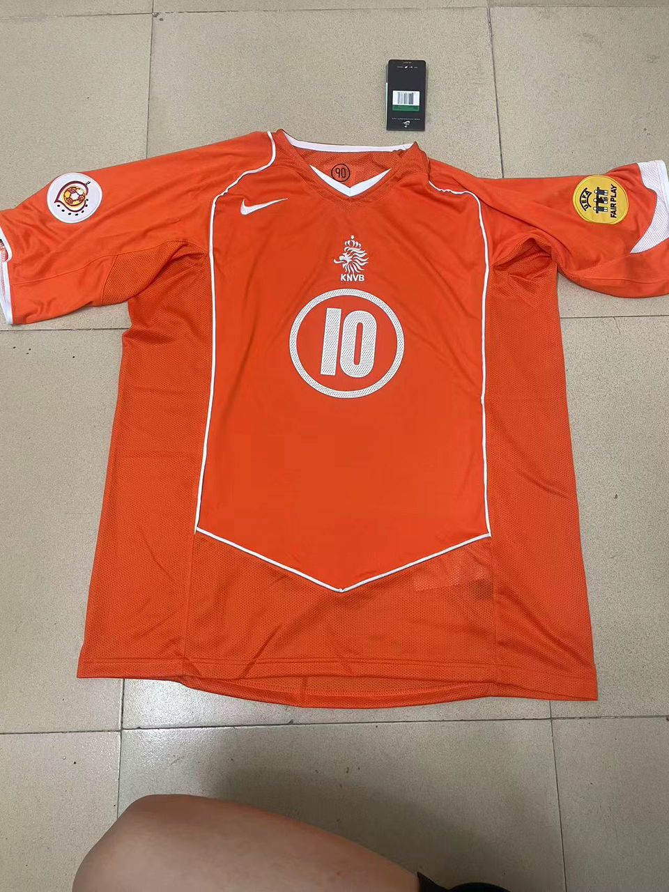 Ruud van Nistelrooy Netherlands EURO 2004 Home Retro Jersey Trikot
