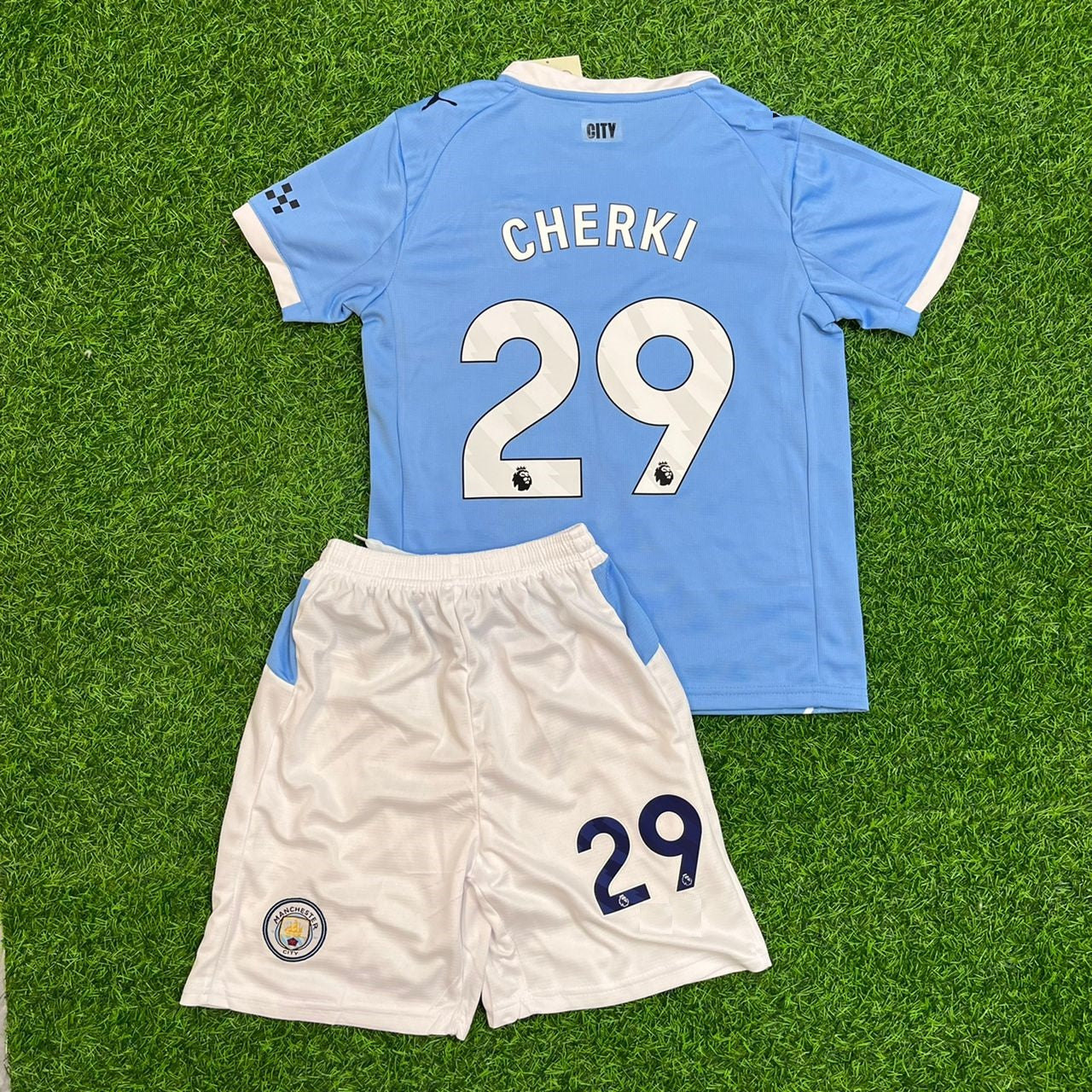 Maillot de football domicile de Ryan Cherki Manchester City
