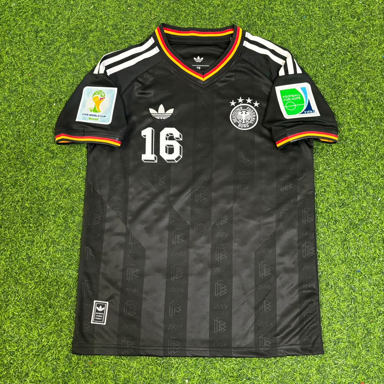 Sami Khedira Germany 2014 World Cup Special Edition Black Retro Football Jersey