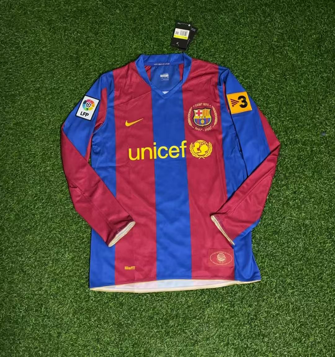 Samuel Eto'o Barcelona 2007 Retro-Fußballtrikot
