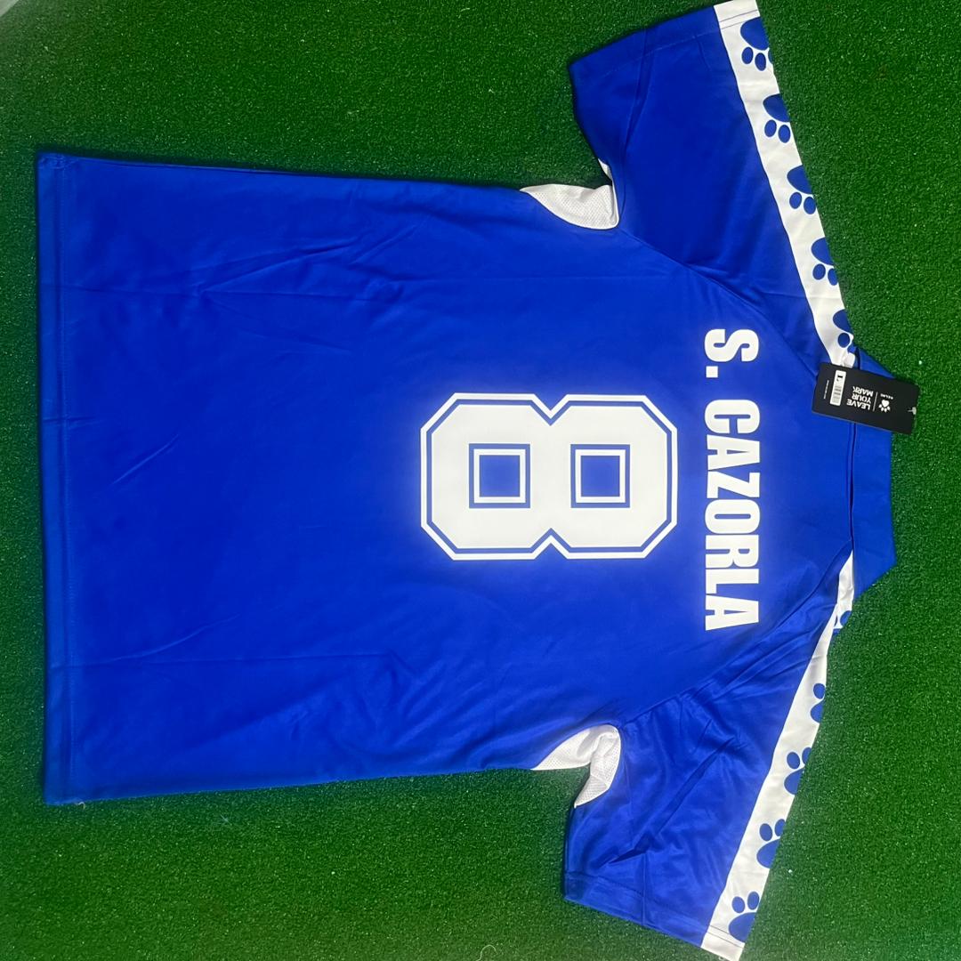 Santi Cazorla 8 – Real Oviedo Retro Kit Jersey – | Trikot | Maillot | Camiseta Soccer Shirt