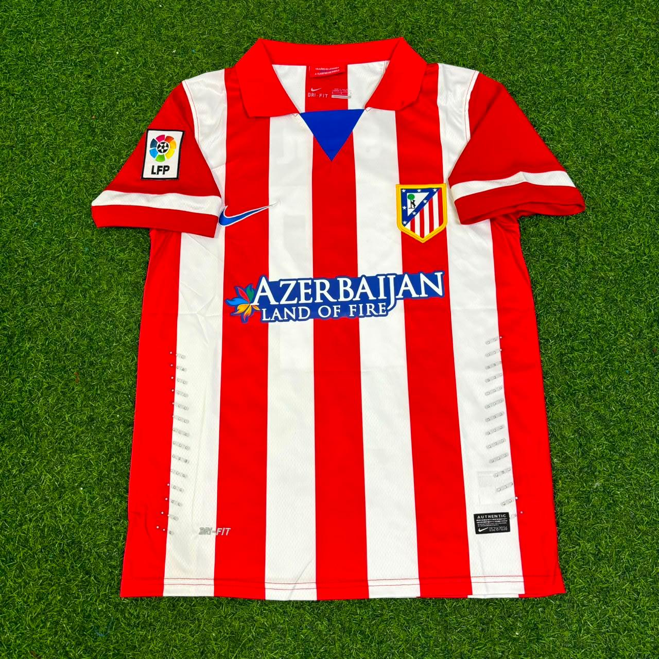 Saul Niguez 17 Atlético Madrid Home 2014/15 Retro Kit Trikot Jersey Maillot Soccer Shirt