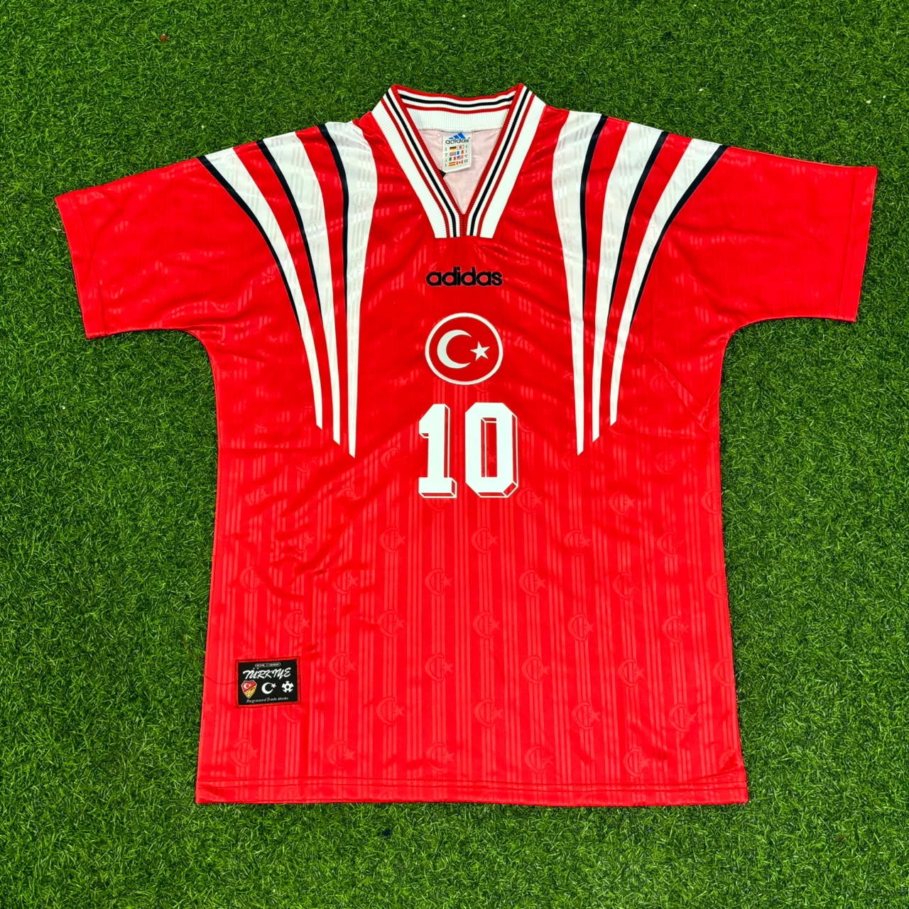 Sergen Yalçin Türkiye Turkey Red Nostalgic Retro Football Jersey