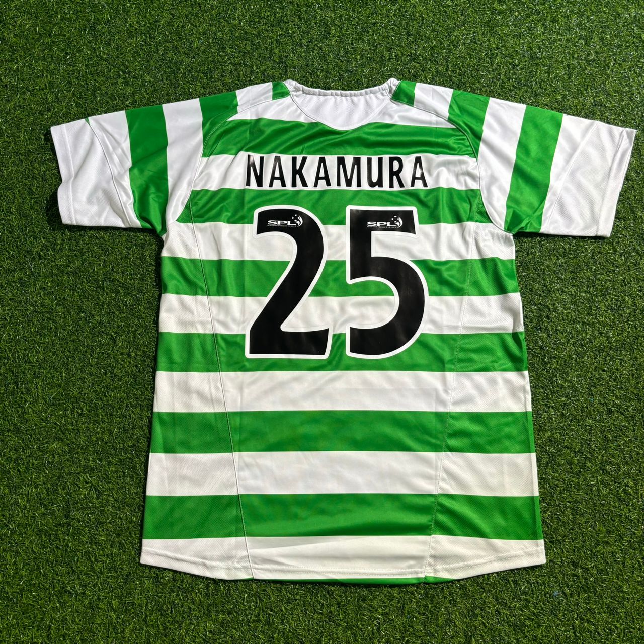 フォトリカ サッカーユニフォーム 46 SHUNSUKE shunsuke-nakamura-celtic-2005-