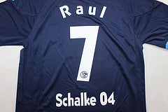 Schalke 04 Raul Gonzalez 2010-12 Season Retro Football Jersey Trikot Soccer Shirt
