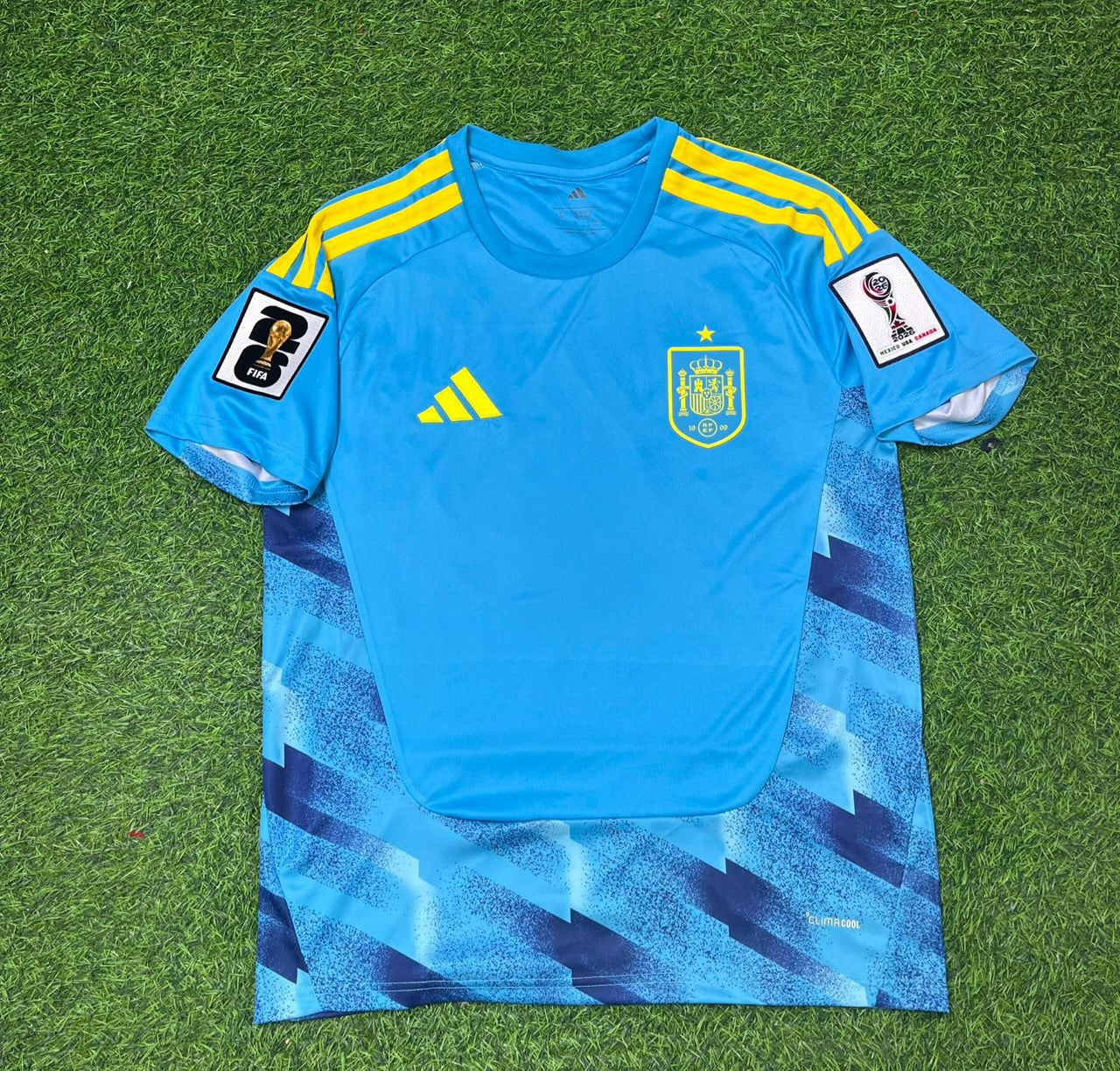 David Raya Spain Goalkeeper 2026 World Cup Blue Special Football Jersey
